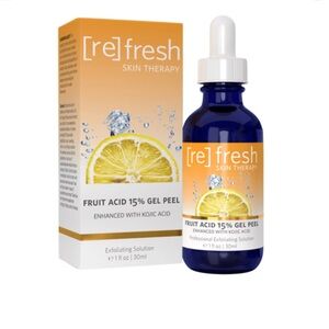 Refresh Fruit Acid 15% Gel Peel enhanced with Kojic Acid 1.0 fl oz sealed
